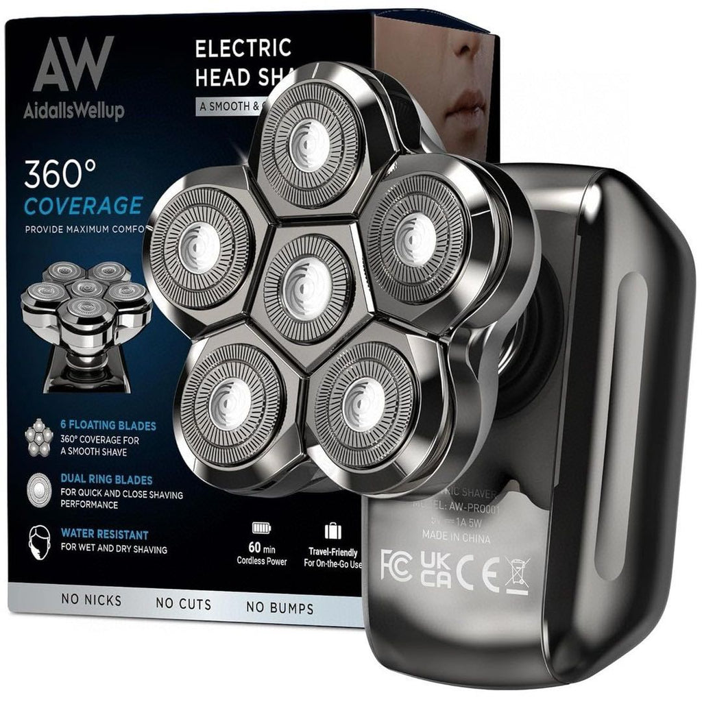 AW men's three-in-one shaver for shaving, shaving and nose hair trimming